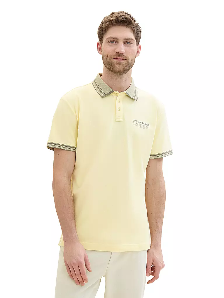 TOM TAILOR Poloshirt  gelb