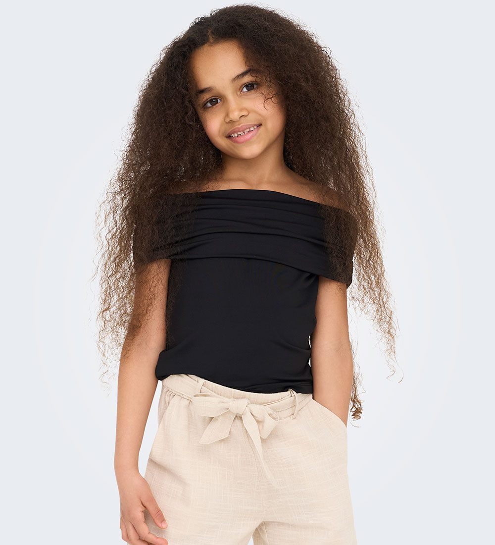 Kids Only Top - Schulterfrei - KogEa - Black