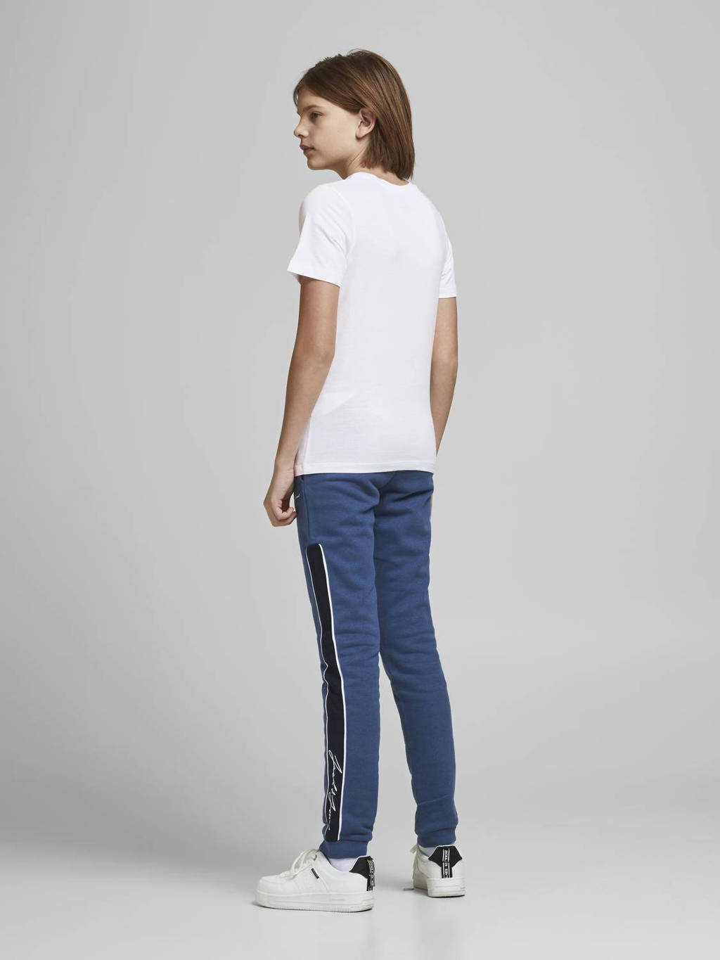 JACK & JONES T-shirt JJECORP met logo wit