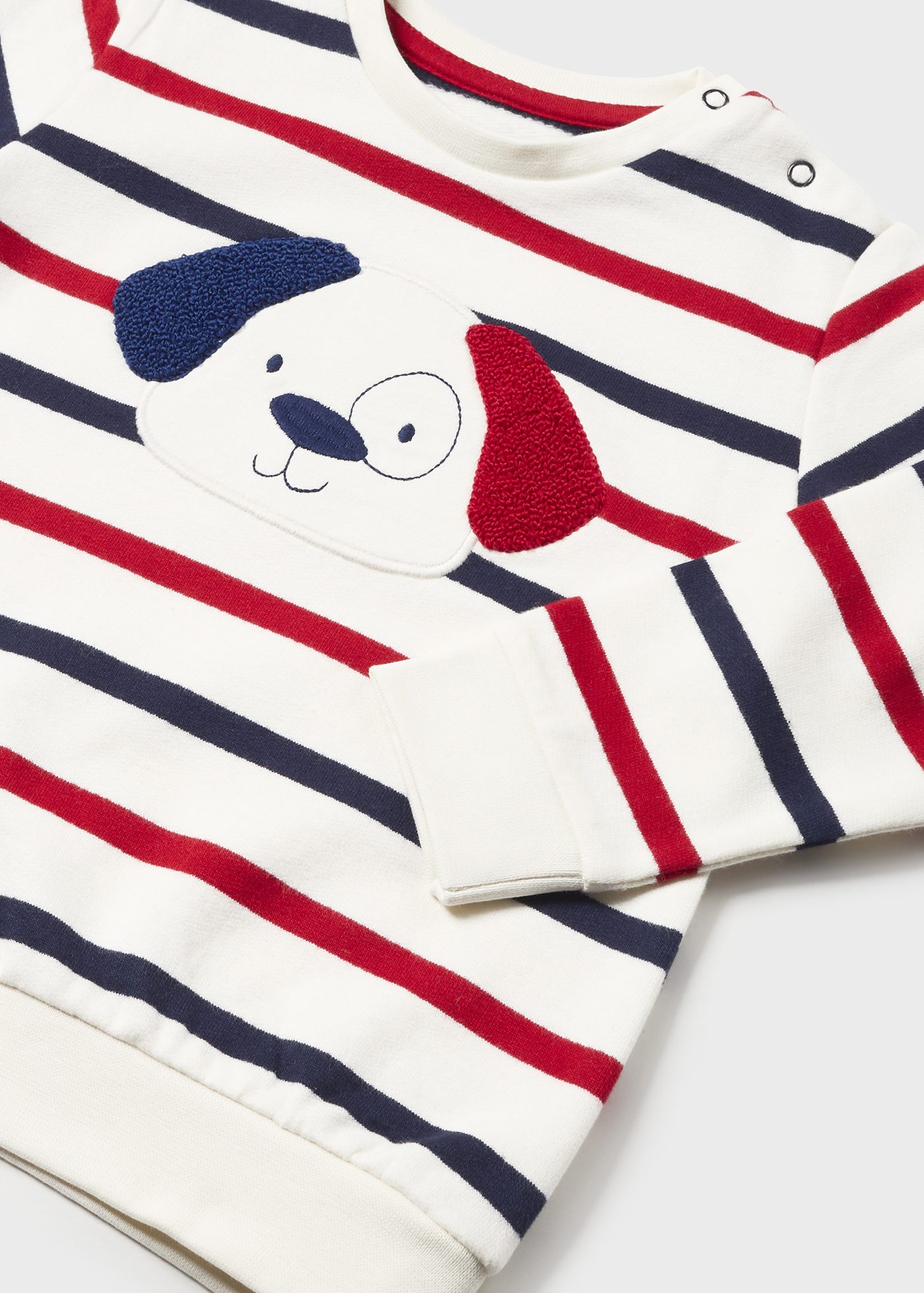 Moletom listrado Better Cotton para bebê