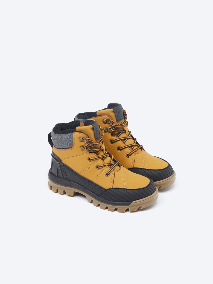 Bota de trekking forrada - Laranja