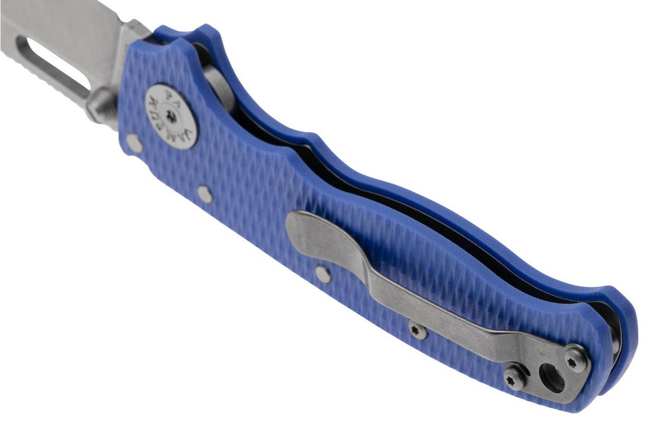 Demko Knives AD20.5 Shark-Lock CPM 20CV Clip Point AD205-20CV-BLG10-CP Blue G10, zakmes