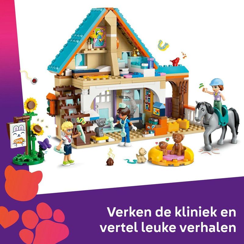 LEGO Friends - 42651 - Dierenkliniek - Multikleur - Bouwstenen