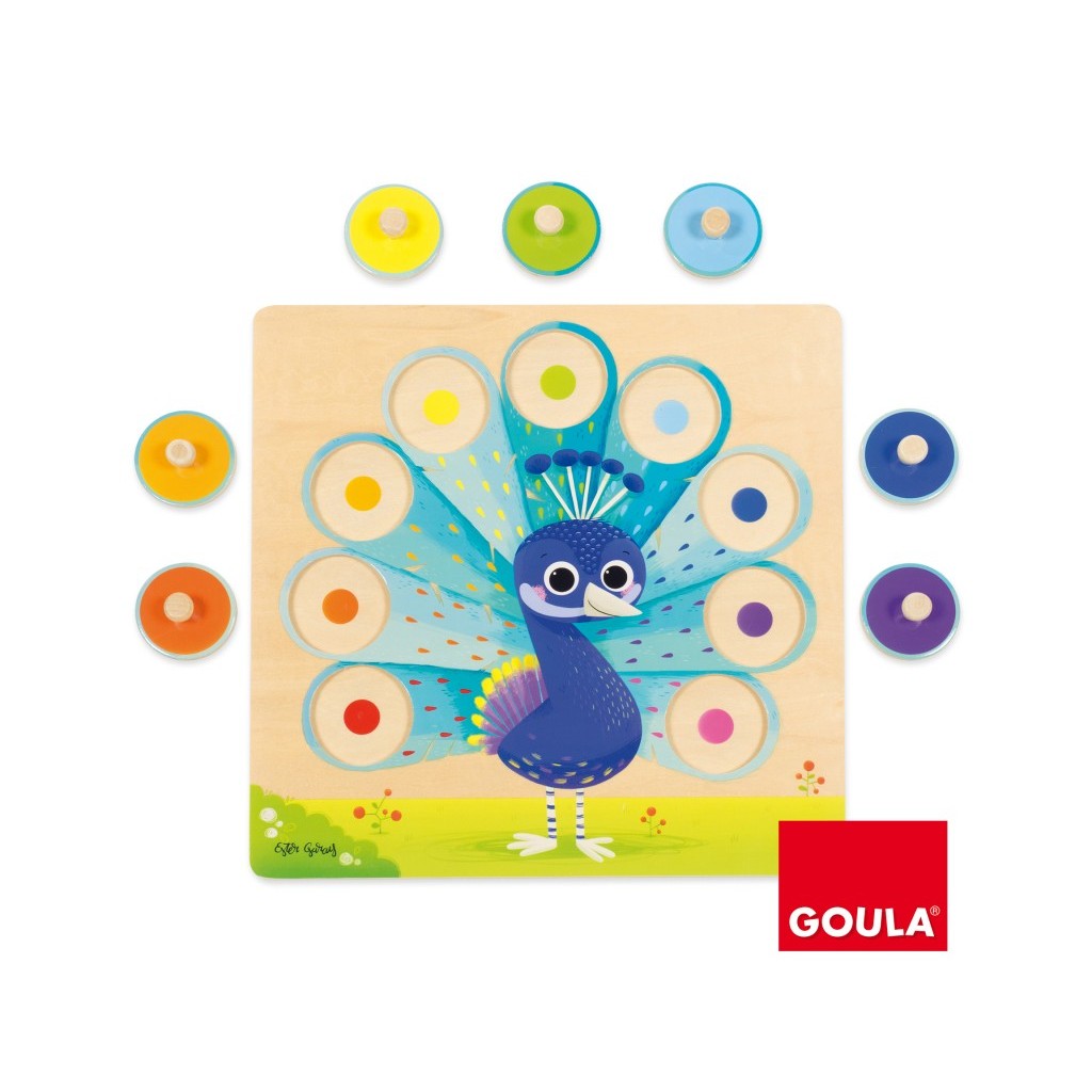 Puzzle Paon Real