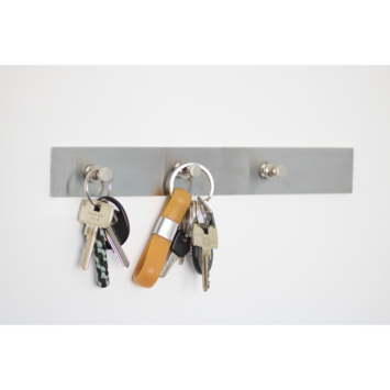 Metaalstrip zilver 30x4cm   3 MEGASTRIPS