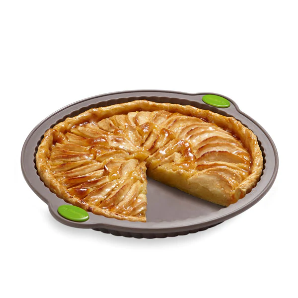 Lot de 3 moules Rigiflex : moule à tarte cannelé, moule terrine et mou