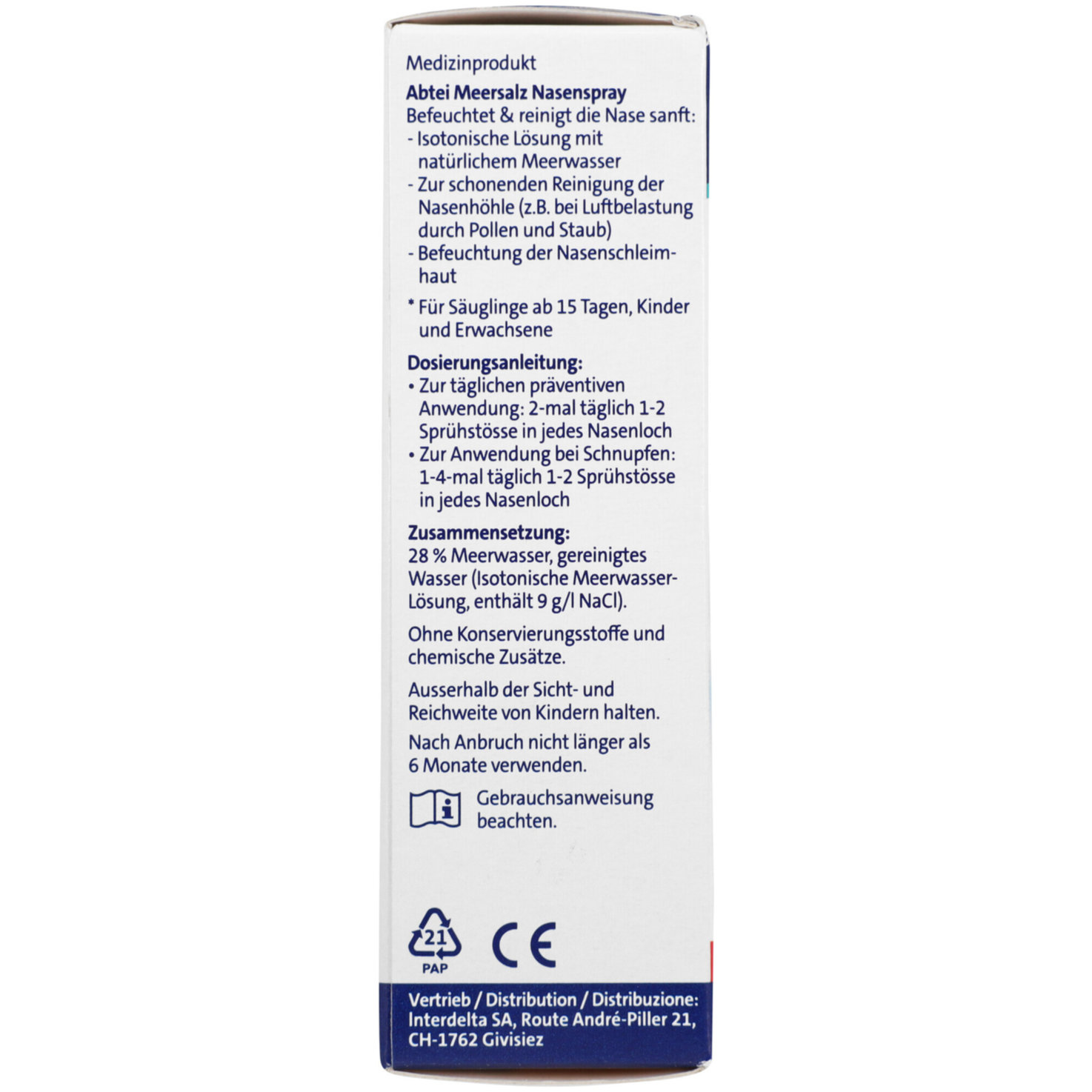 Abtei Meersalz Nasen Spray