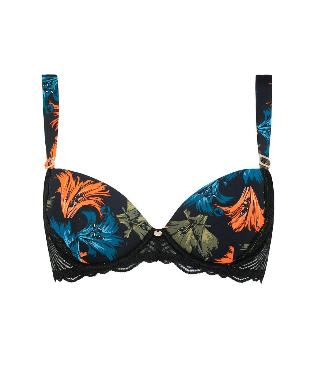Soutien-gorge ampliforme coque moulée noir Elsa