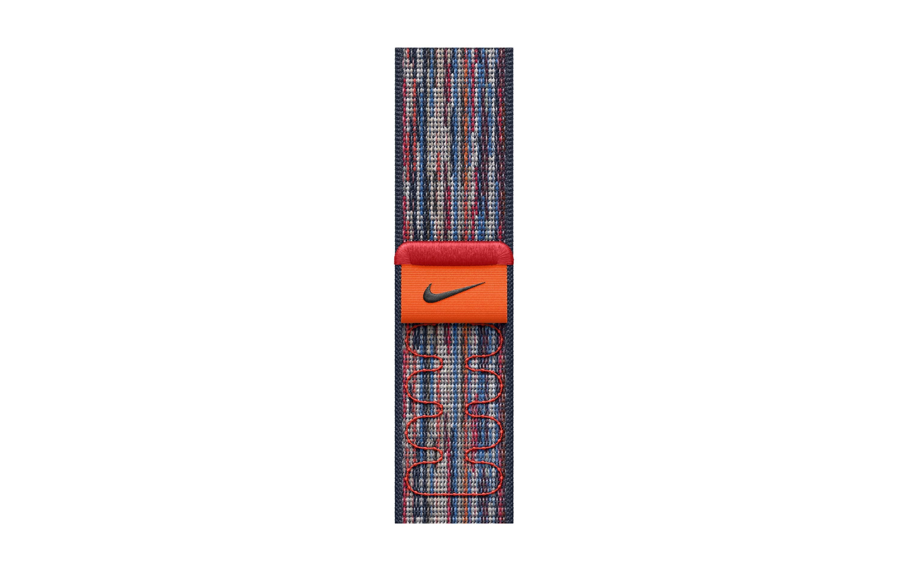 Nike Sport Loop 42 mm Blau/RotArmband zu Apple Watch 42 mm