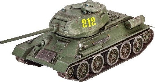 Revell - T-34/85 Tank Byggesæt - 1:72 - Level 4 - 03302