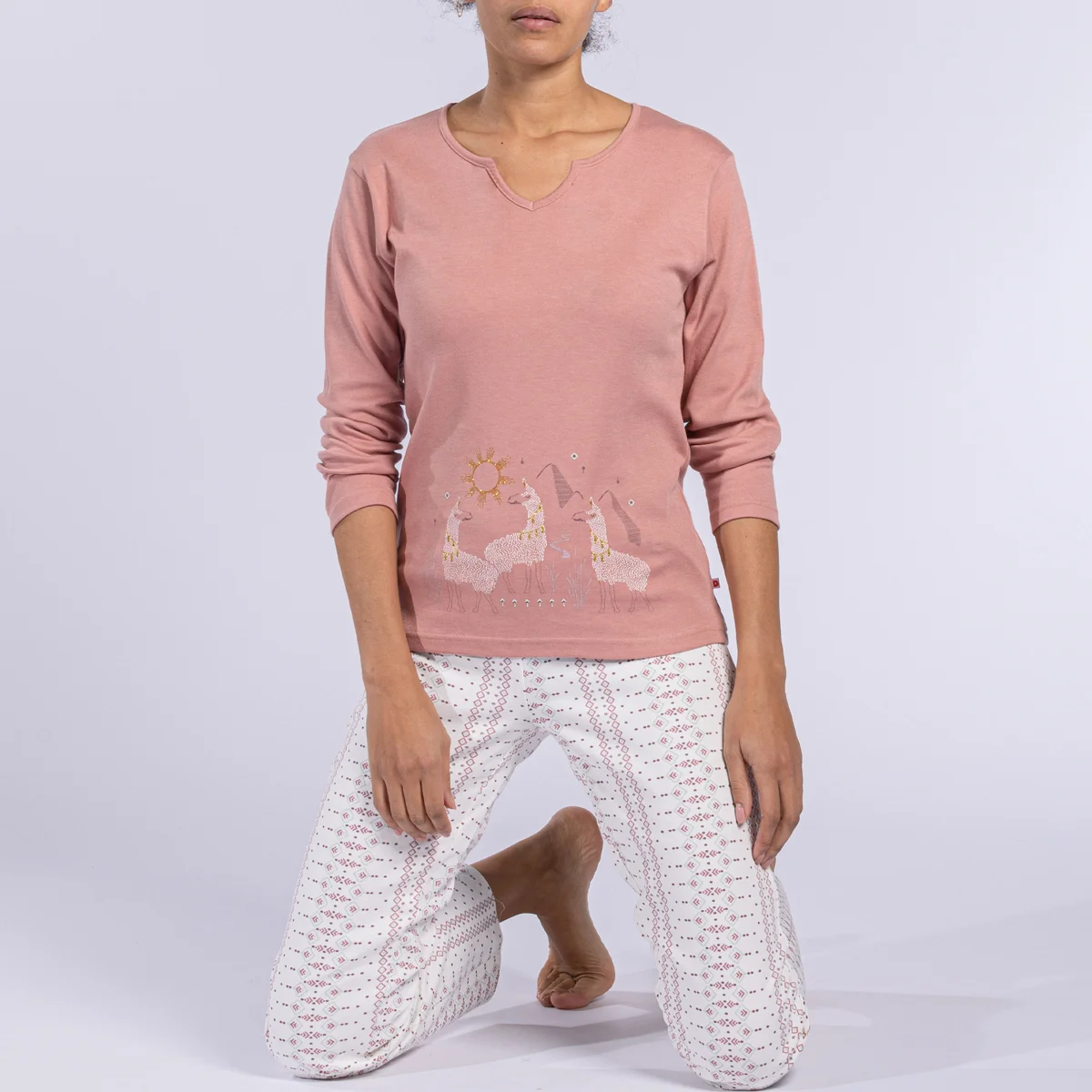 Pyjama femme MACHU PICHU blush
