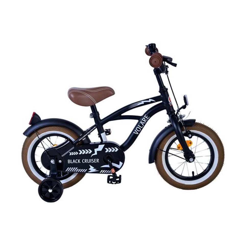 Volare kinderfiets Black Cruiser - 12 inch