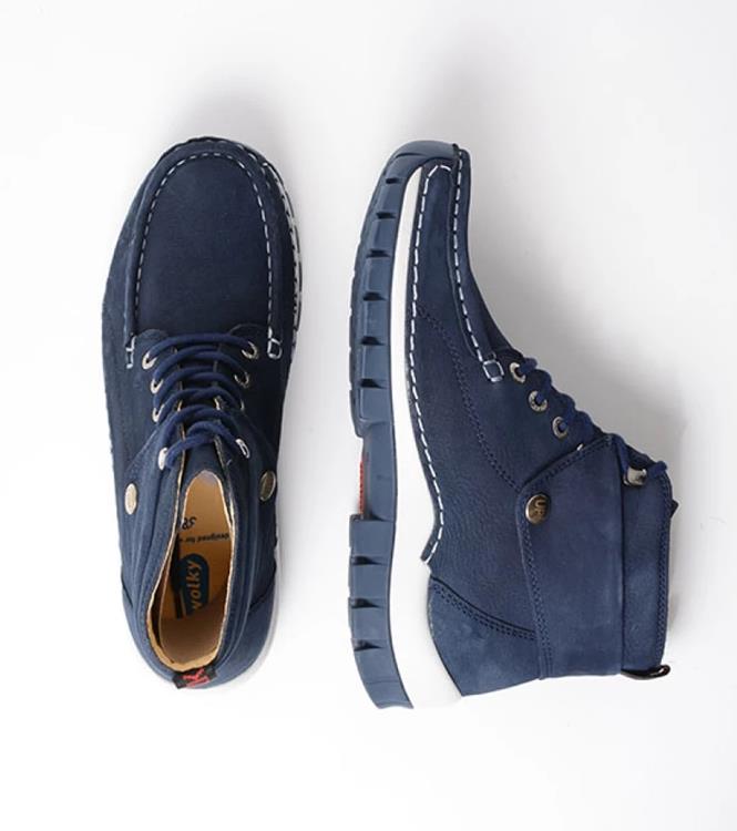Wolky 00470010 Jump Summer Timber nubuck blauw