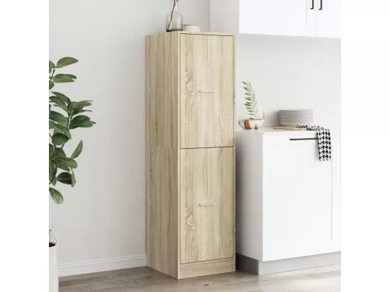 Armoire d'apothicaire chêne sonoma bois d'ingénierie