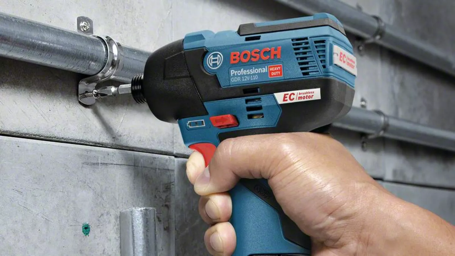 Bosch GDR 12V-110 12V Li-Ion accu slagschroevendraaier body - koolborstelloos