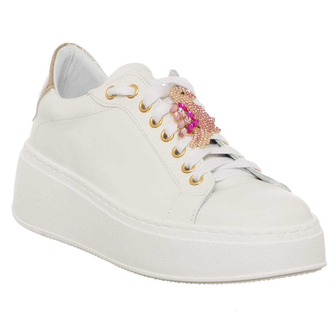 Loretta Pettinari Sneakers en Cuir Vito noires