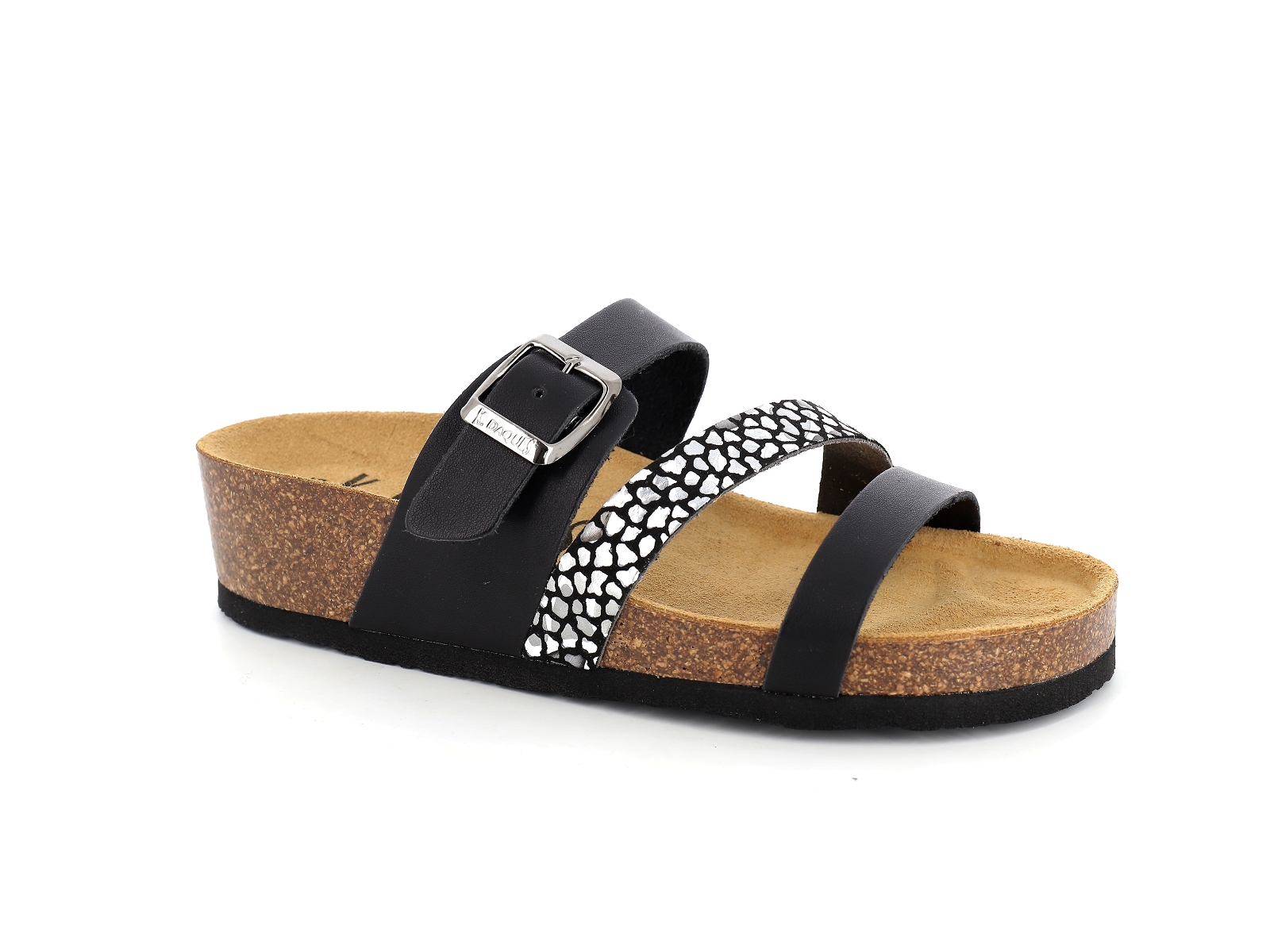 K. daques-GELDA Matières combinées Noir Blanc