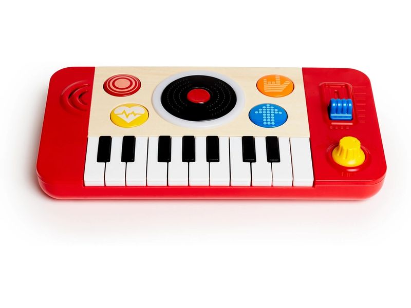 Hape Musikspielzeug DJ-Mischpult Batteriebetriebenes Musikinstrument