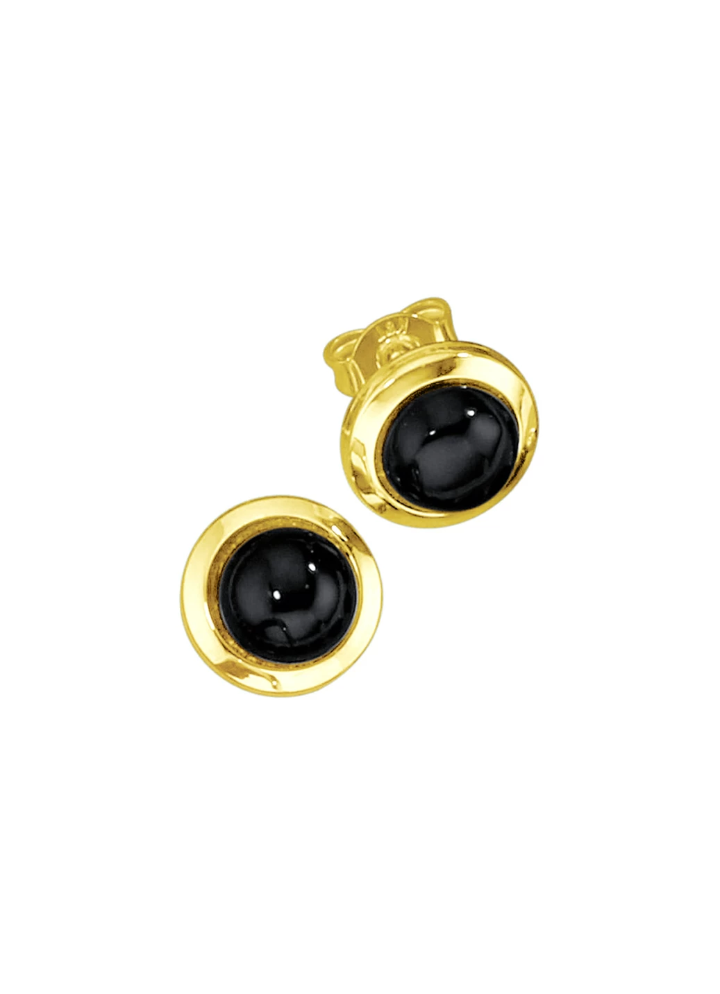 Ohrstecker mit echt Onyx