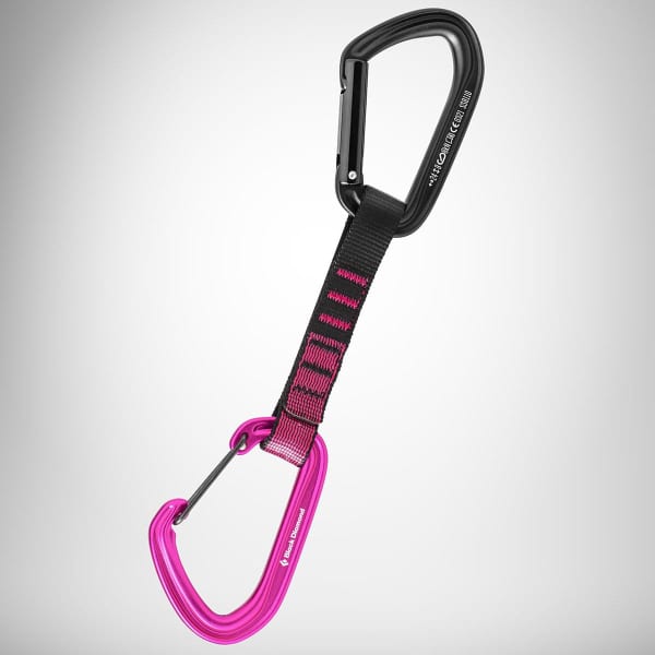 Dégaine escalade BLACK DIAMOND HOTFORGE HYBRID QUICKDRAW 16CM ULTRA PINK