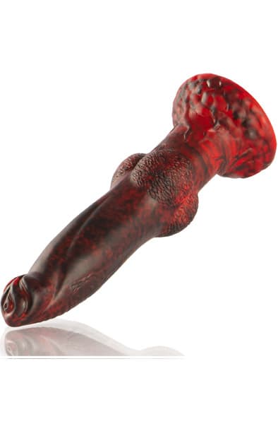 Titan In Flames Dildo With Remote 22,5 cm Dragon dildo