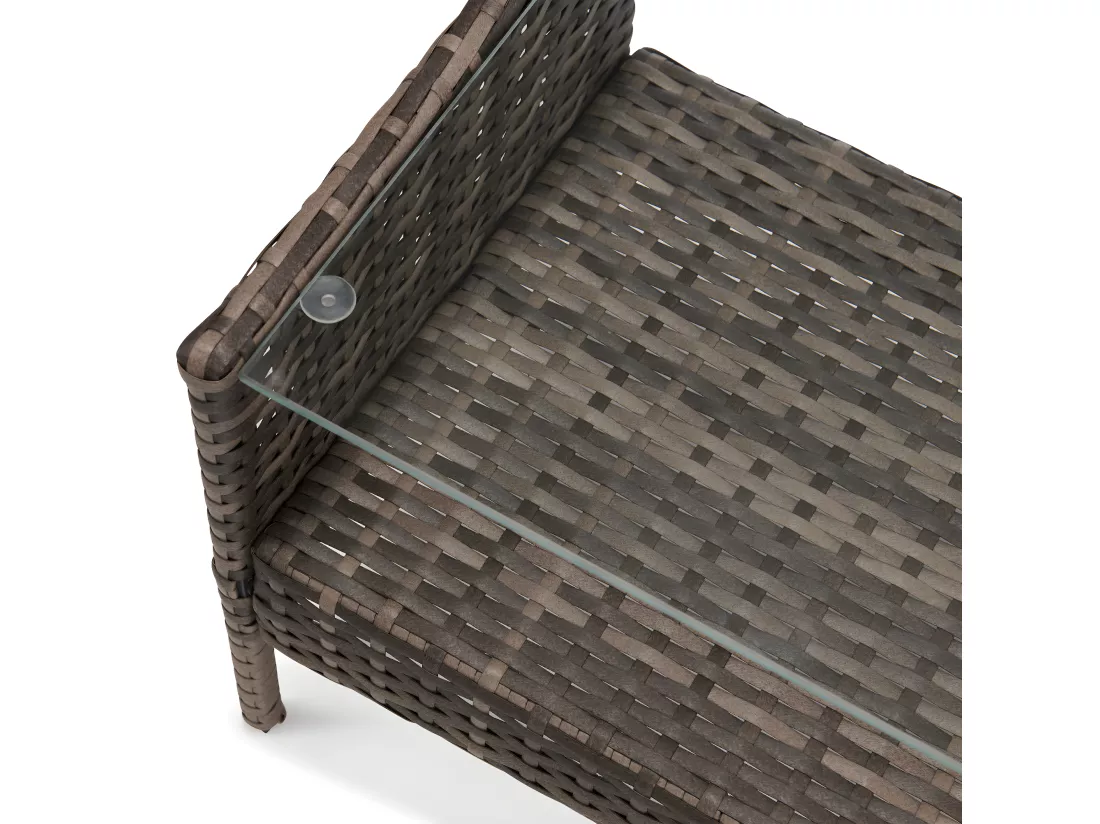 Ensemble de meubles de jardin en poly rotin