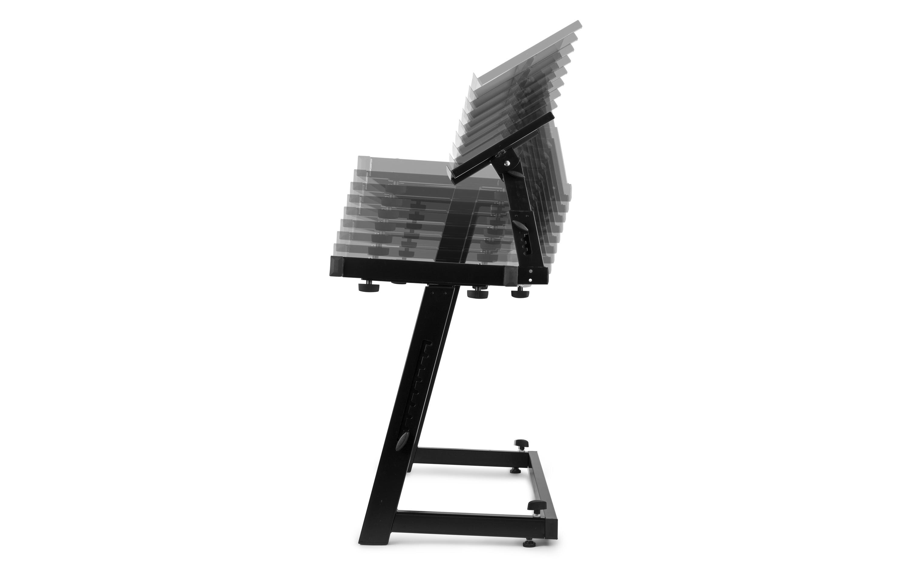 Mobiler DJ Stand DB10<br>Mobiler DJ Tisch mit Laptop Halter