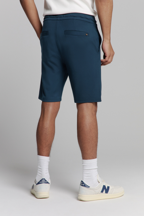 NO-EXCESS blauwe heren korte broek