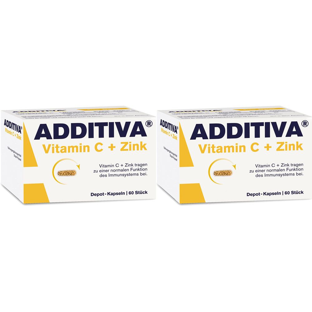 Additiva Vitamin C + Zink Depot Kapseln