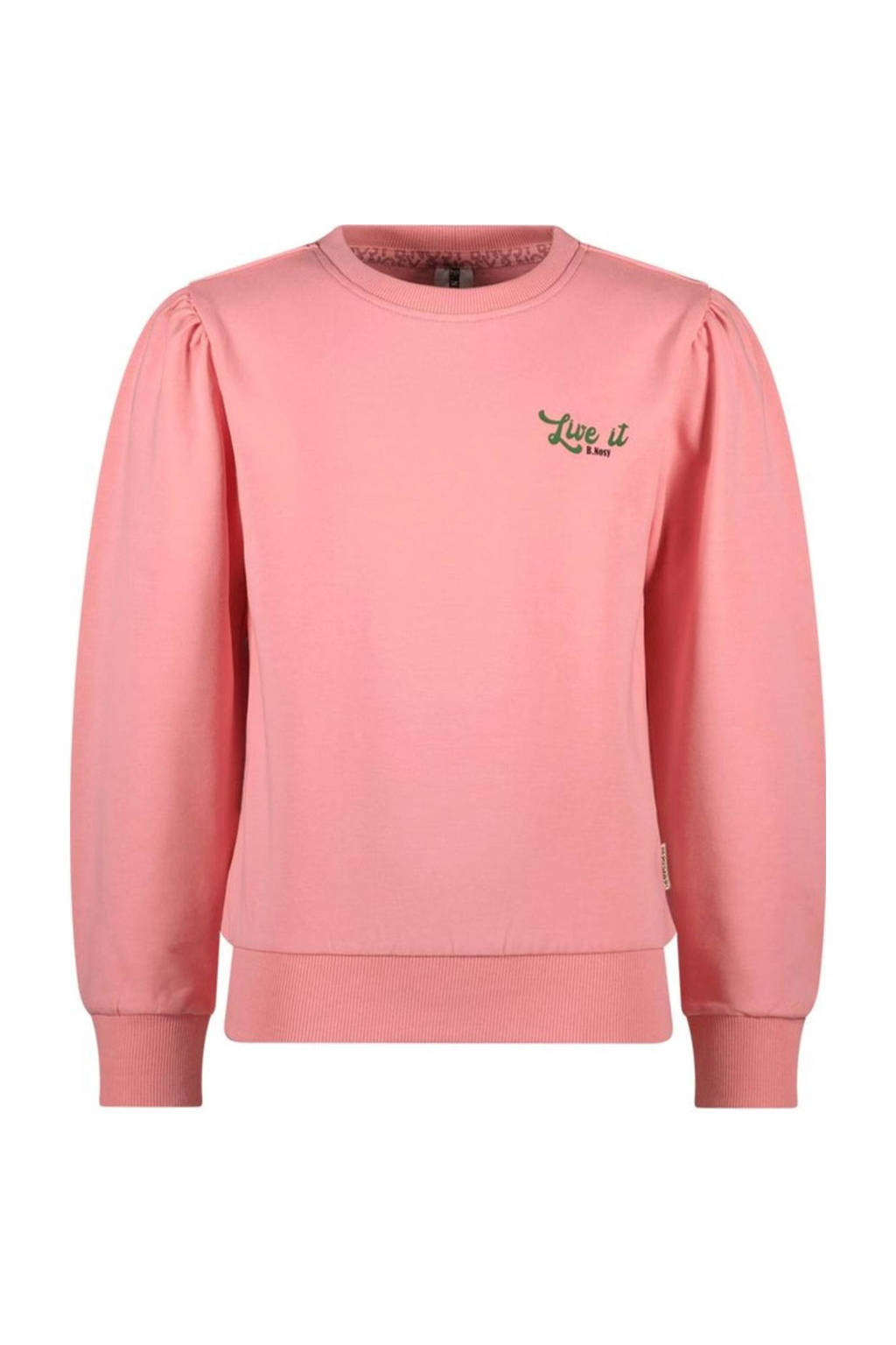 B.Nosy sweater Saly met backprint roze