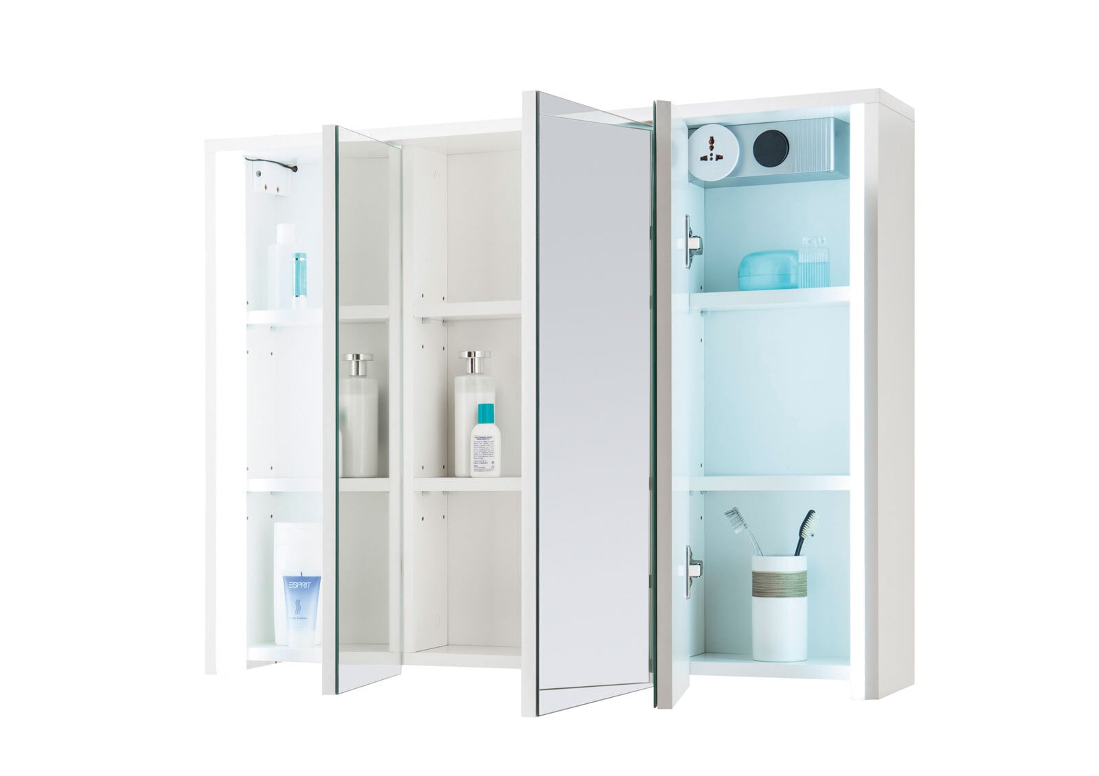 CASAVANTI Spiegelschrank FIVEweiß