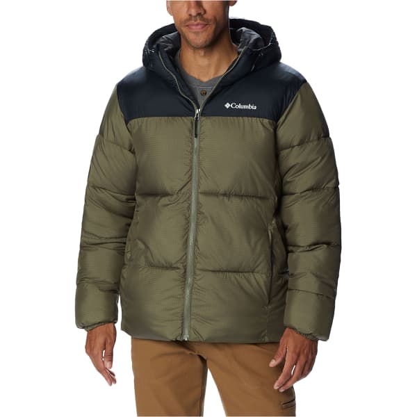 Doudoune COLUMBIA PUFFECT HOODED JACKET STONE GREEN/BLACK
