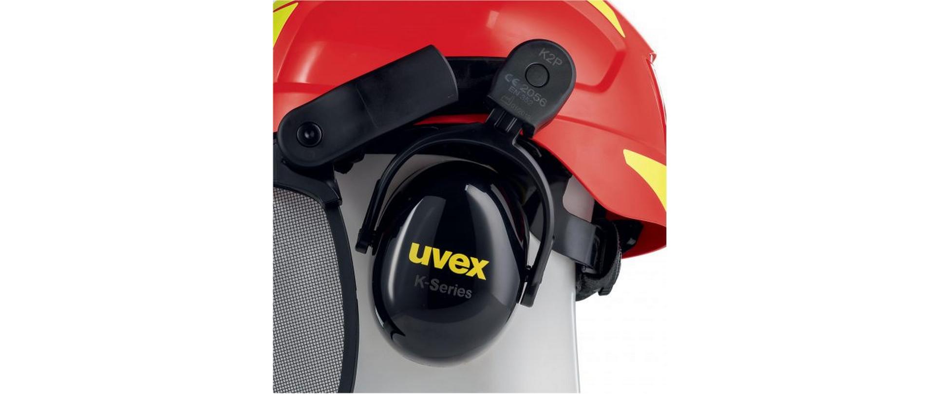 Schutzhelm Pheos Forestry, Rot<br>Forsthelm Komplettset