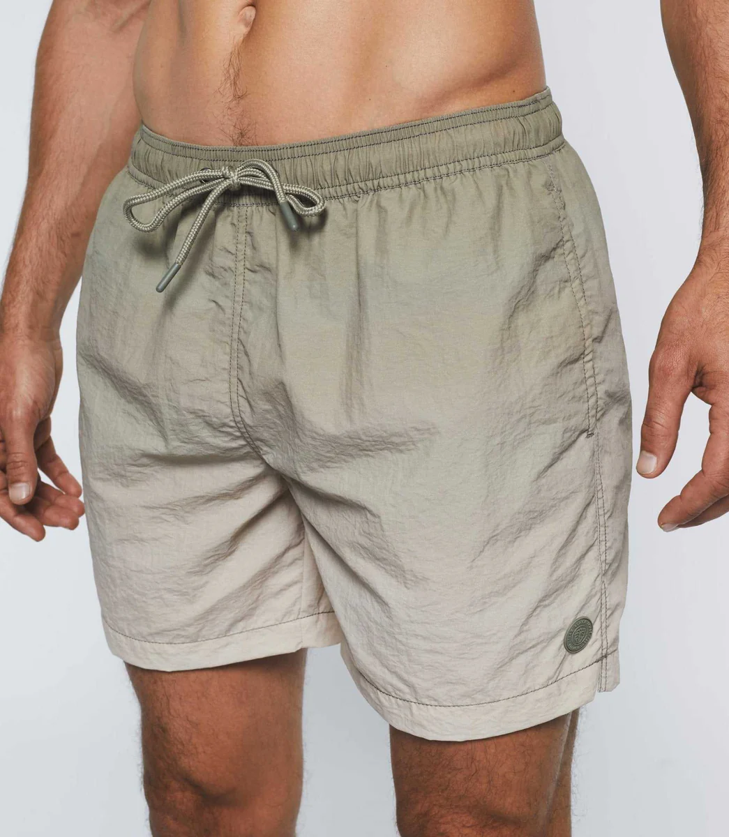Maillot de bain dégradé kaki 