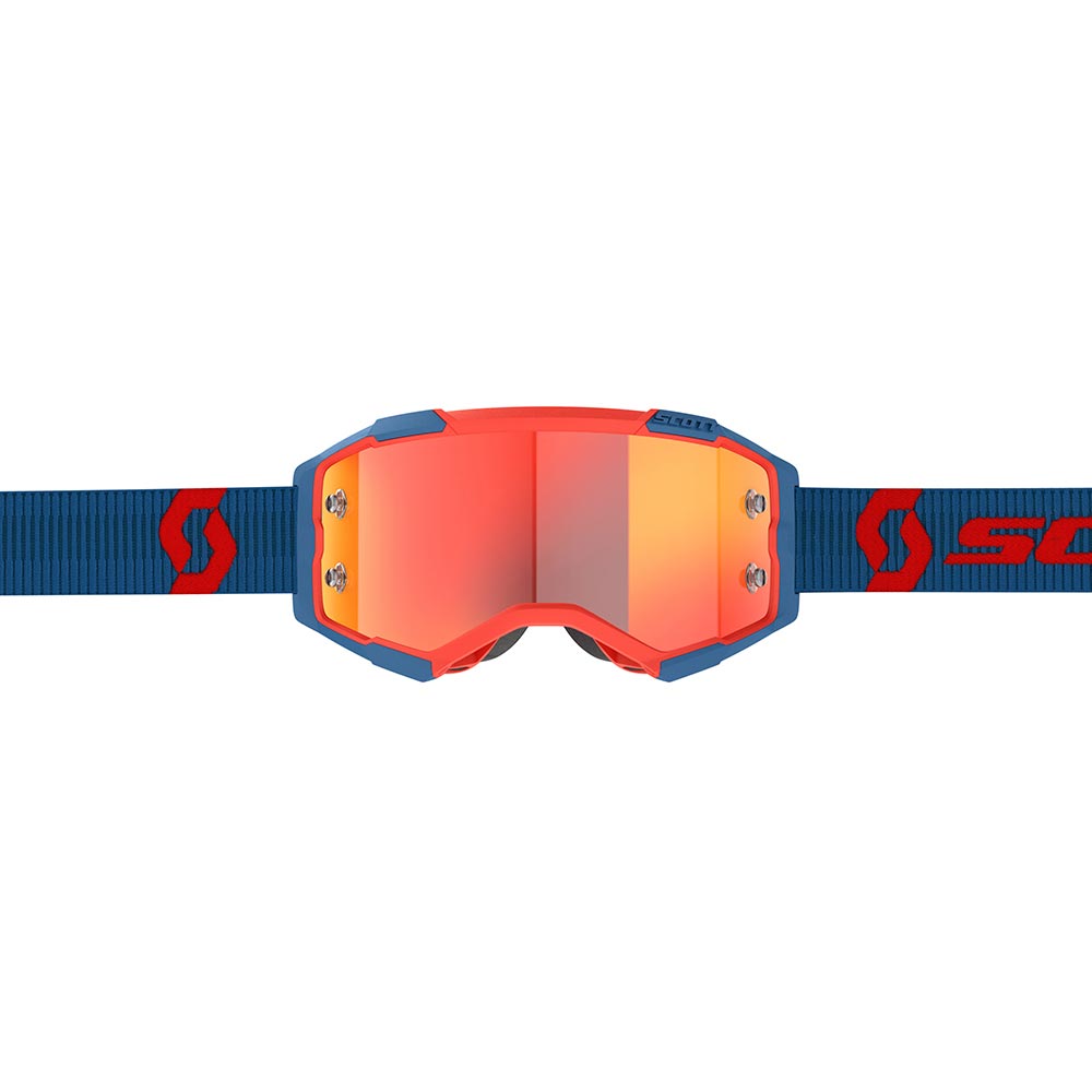 Scott - Masque Fury Bleu foncé / Rouge fluo / Orange