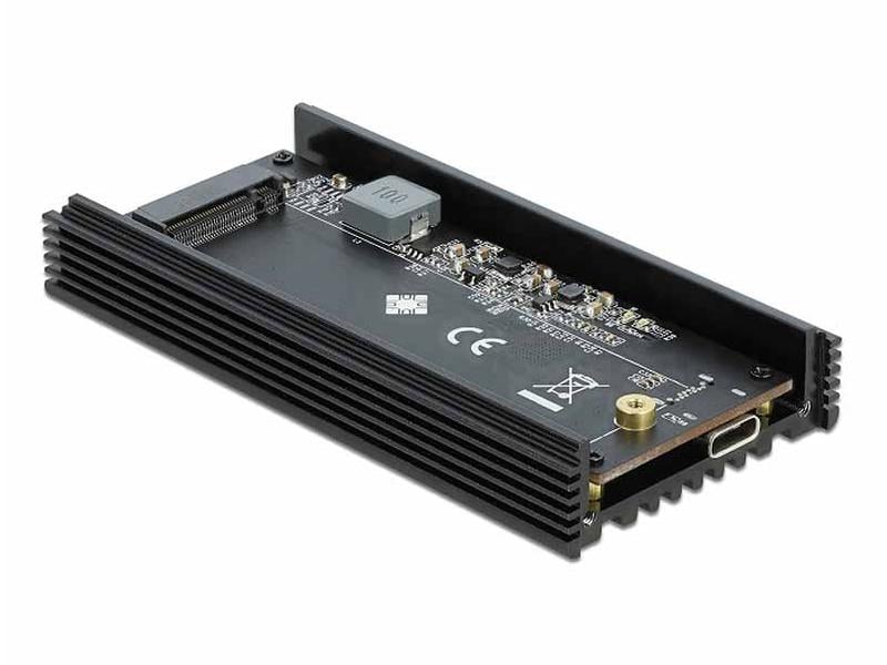Delock Externes Gehäuse USB-C 3.2 Gen2x2 für M.2 NVME SSD Delock Externes Gehäuse für M.2 NVMe PCIe SSD mit SuperSpeed USB 20 Gbps (USB 3.2 Gen 2x2) USB Type-C Buchse