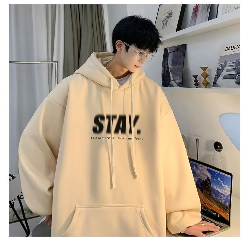 Wewewow - Oversized hoodie met letters