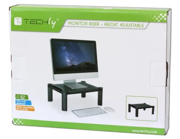 Techly ICA-MS 401, Sort, 33 cm (13