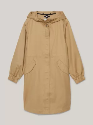 Parka essencial com capuz