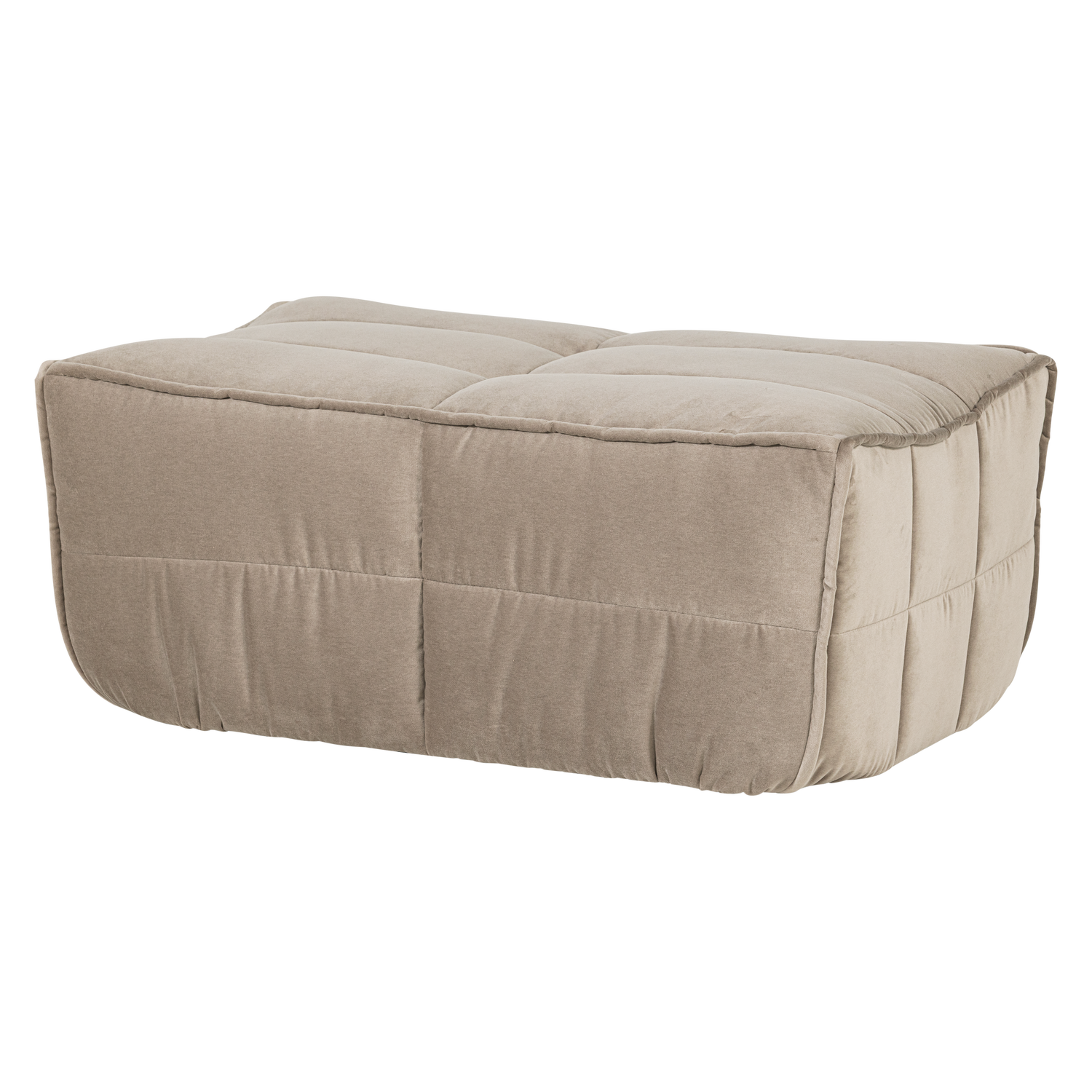 vtwonen Cluster Hocker - Velvet - Chocolade Warm - 45x104x60