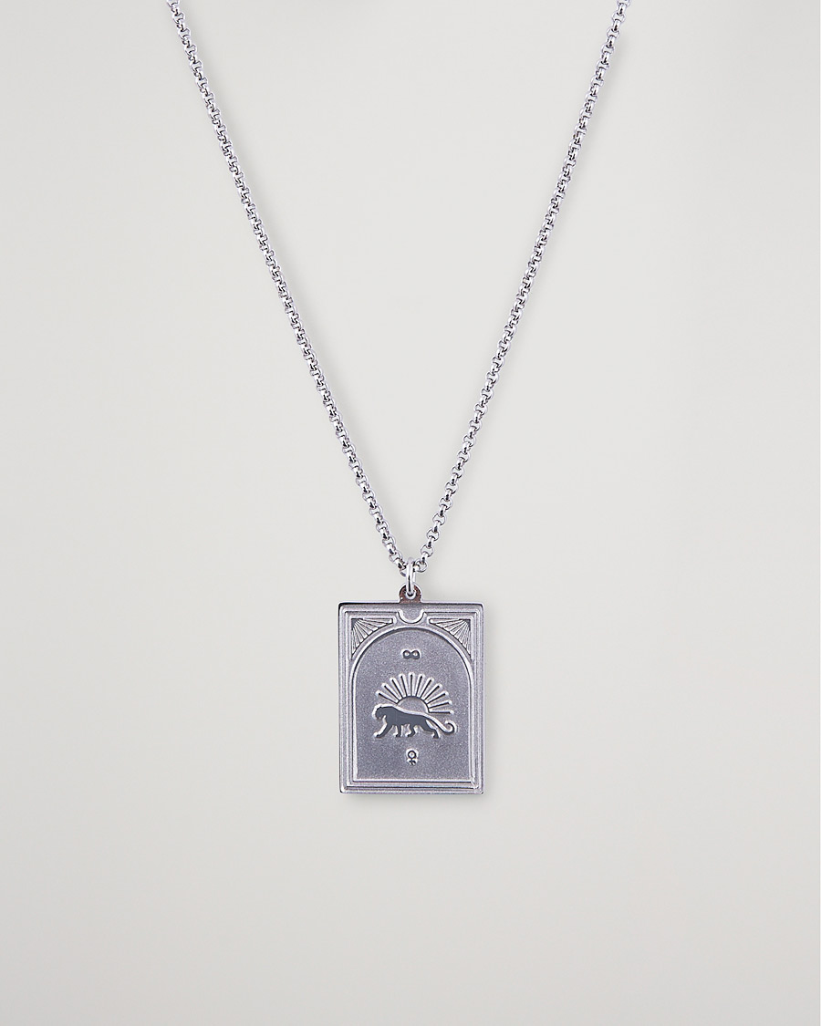 Tom Wood Tarot Strength Pendant Necklace Silver