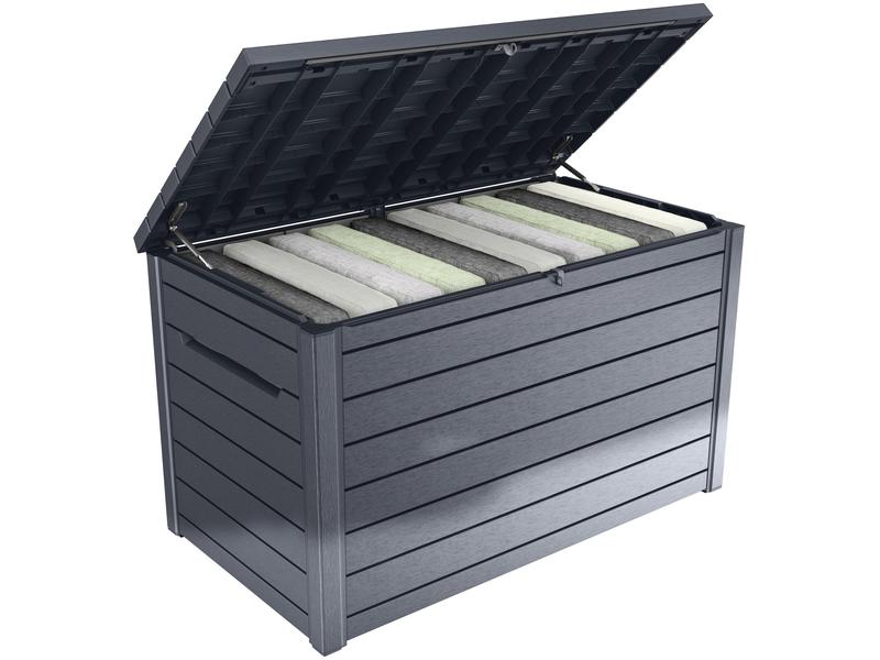 Keter Gartenbox Ontario, Graphit Outdoor-Aufbewahrungsbox 870 l