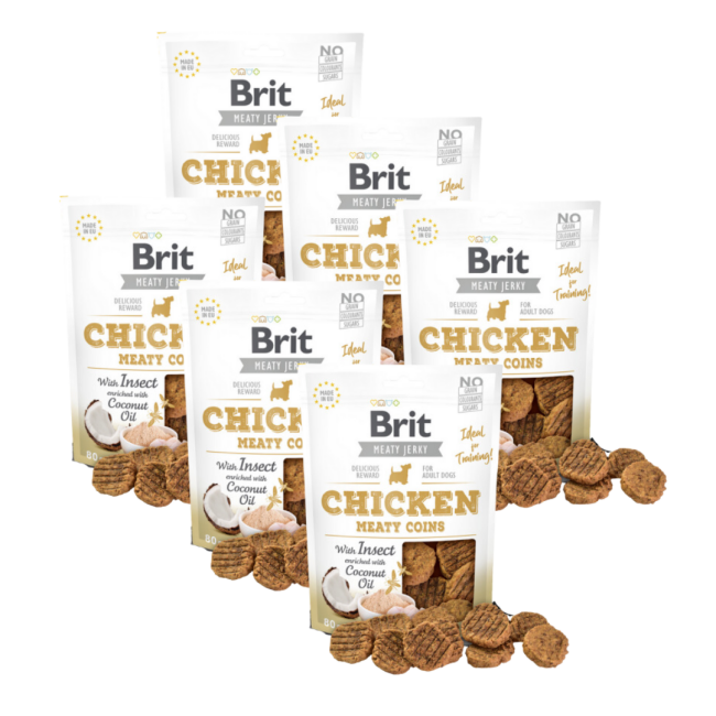 Brit Jerky - friandises au poulet et aux insectes pour chien