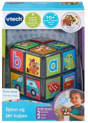Vtech Baby Vri og Lær-kube Dyr