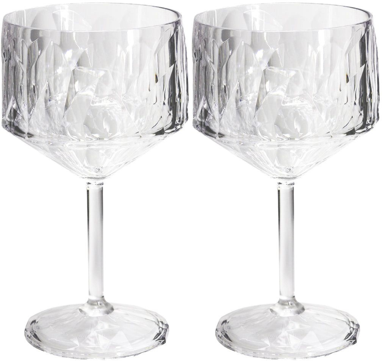 Koziol Gin Tonic Glazen - onbreekbaar- Superglas - 400 ml - 2 Stuks