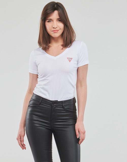 Guess - SS VN MINI TRIANGLE TEE Blanco