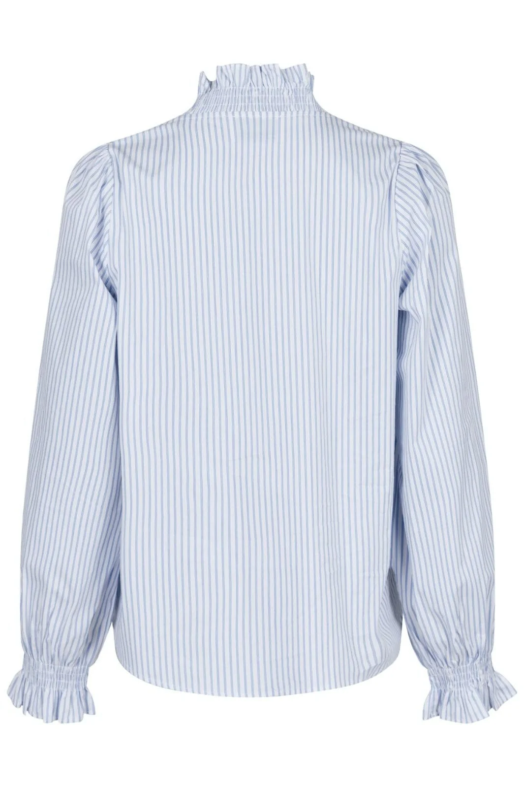 Neo Noir Brielle Stripe Shirt white light blue