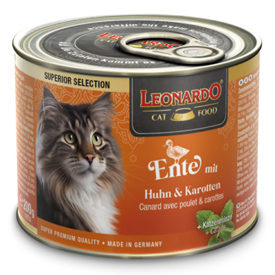 Leonardo Katzenfutter Adult Superior Ente 6x200g