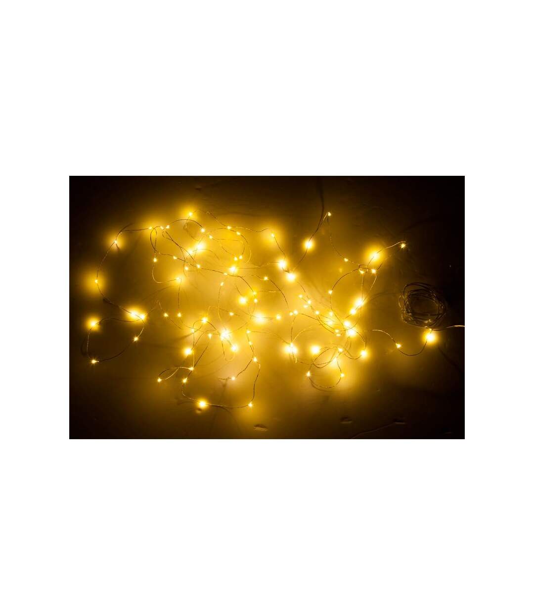 Paris Prix - Guirlande Lumineuse Led 90 Leds 9m Argent