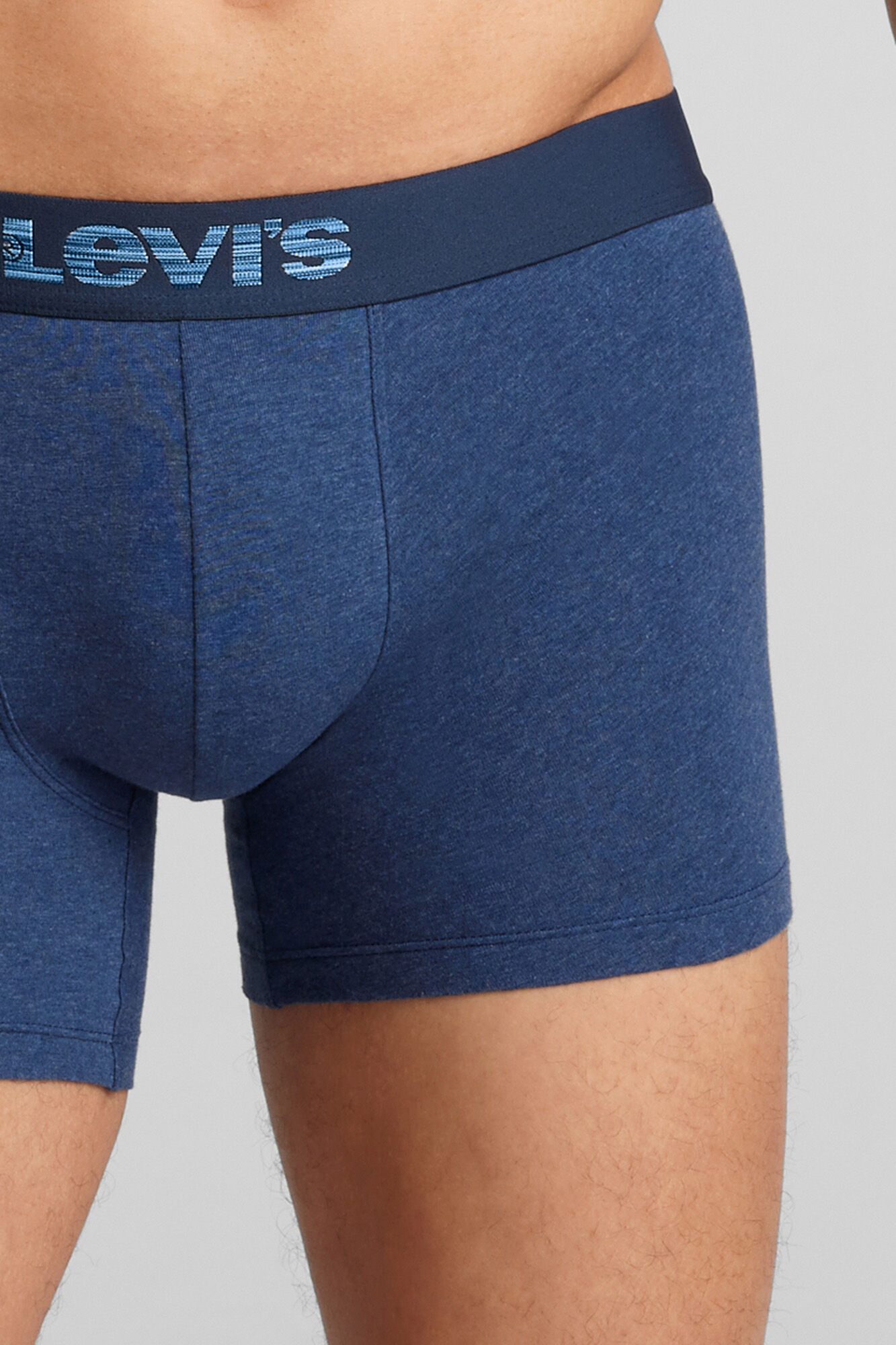 Pacote com 3 cuecas boxer de algodão Levi's
